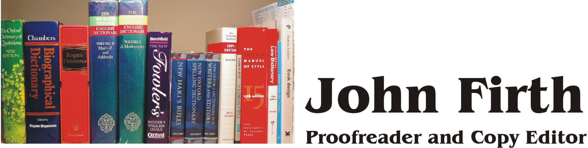 John Firth Proofreader & Copy Editor